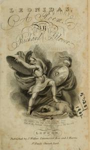 Cover of: Leonidas by Glover, Richard