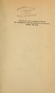 Cover of: Diagnoses plantarum novarum Asiaticarum