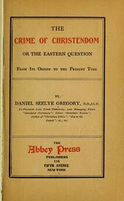 Cover of: The crime of Christendom