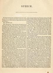 Cover of: Speech of Hon. Timothy O Howe, of Wisconsin: on the joint resolution to approve and confirm certain acts of the president of the United States ; delivered in the Senate of the United States, August 2, 1861