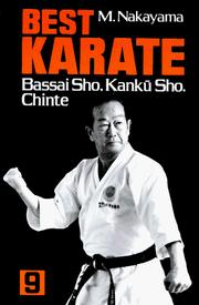 Cover of: Best Karate, Vol.9: Bassai Sho,  Kanku, Sho, Chinte (Best Karate, 9)