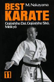 Cover of: Best Karate, Vol.11: Gojushiho Dai, Gojushiho Sho, Meikyo (Best Karate, 11)