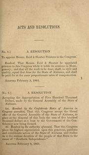 Cover of: Provisional and permanent constitutions, of the Confederate States. by Confederate States of America