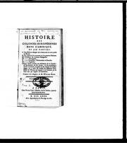 Histoire des colonies européennes dans l'Amérique by Edmund Burke