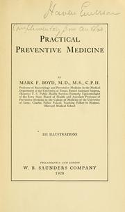 Cover of: Practical preventive medicine