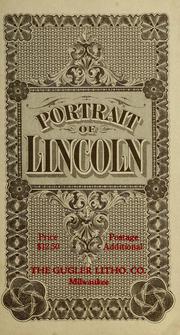 Cover of: Portrait of Lincoln | Gugler Lithographic Company
