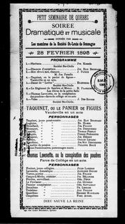 Cover of: Petit séminaire de Québec by Séminaire de Québec .