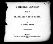 Cover of: Virgil's Aeneid book V
