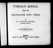 Cover of: Virgil's Aeneid, book VI