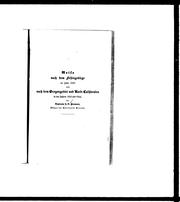 Cover of: Reise nach dem Felsengebirge im Jahre 1842 und nach dem Oregongebiet und Nord-Californien in den Jahren 1843 und 1844