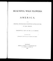 Cover of: Beautiful wild flowers of America, from original water-color drawings after nature