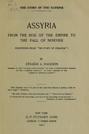 Cover of: Assyria by Zénaïde A. Ragozin