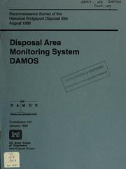 Reconnassiance survey of the historical Bridgeport Disposal Site, August 1992 by Elizabeth Caporelli