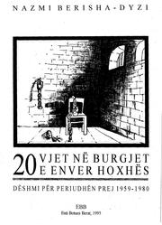 Cover of: 20 vjet në burgjet e Enver Hoxhës: kujtime
