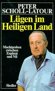 Cover of: Lügen im Heiligen Land by 