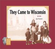Cover of: They came to Wisconsin