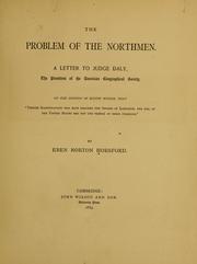 Cover of: The Problem of the Northmen | Eben Norton Horsford