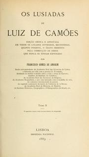 Cover of: Os Lusiadas de Luiz de Camões by Luís de Camões