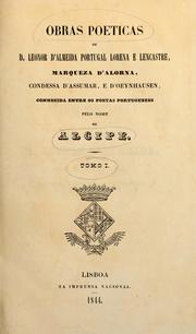 Cover of: Obras poeticas by Marquesa de Alorna, Marquesa de Alorna