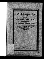 Cover of: Autobiography of the late Rev. Nelson Burns, B.A. by Nelson Burns