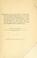 Cover of: Operations on 459 cases of hernia in the Johns Hopkins Hospital from June, 1889 to January, 1899. The special consideration of 268 cases operated on by the Halsted method