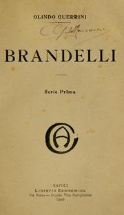 Cover of: Brandelli