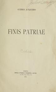 Cover of: Finis patriae