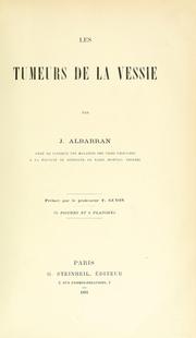 Cover of: Les tumeurs de la vessie