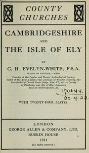 Cover of: Cambridgeshire and the Isle of Ely