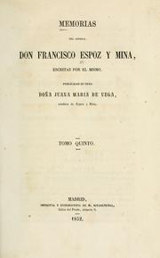 Cover of: Memorias: Publícalas Juana Maria de Vega, condesa de Espoz y Mina