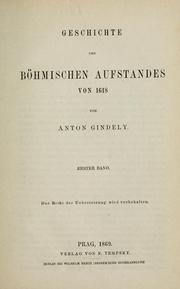 Cover of: Geschichte des dreissigjährigen Krieges by Antonín Gindely
