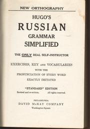 Hugo's Russian grammar simplified by Charles Hugo