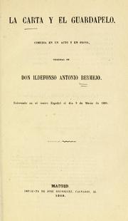 Cover of: La carta y el guardapelo by Ildefonso Antonio Bermejo
