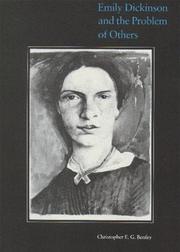 Cover of: Emily Dickinson and the problem of others by Christopher E. G. Benfey