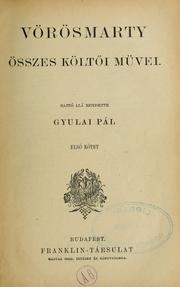 Cover of: Összes költői müvei