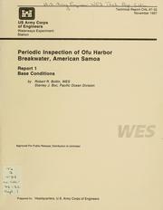 Cover of: Periodic inspection of Ofu Harbor Breakwater, American Samoa: Base conditions
