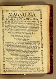 Magnifica parentacion [sic], y funebre pompa by Alonso del Río Salazar y Figueroa