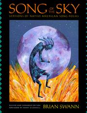 Cover of: Song of the sky: versions of Native American song-poems