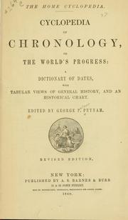 Cover of: Cyclopedia of chronology