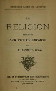 Cover of: La religion enseignée aux petits enfants