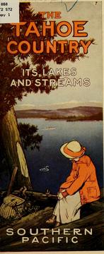 Cover of: The Tahoe country, its lakes and streams