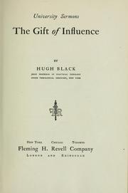 Cover of: The gift of influence