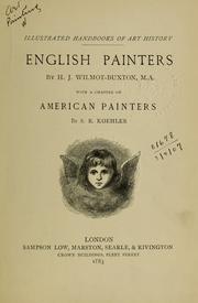 Cover of: English painters: with a chapter on American painters