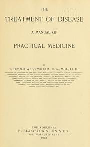 Cover of: The treatment of disease: a manual of practical medicine