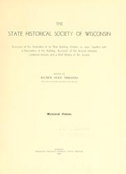 Cover of: Exercises at the dedication of its new building, October 19, 1900 | State Historical Society of Wisconsin.