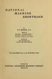 National machine shorthand by Ward Stone Ireland