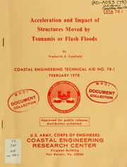 Cover of: Acceleration and impact of structures moved by tsunamis or flash floods