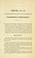 Cover of: The joint special committee of the Senate and House of Representatives of the State of Massachusetts