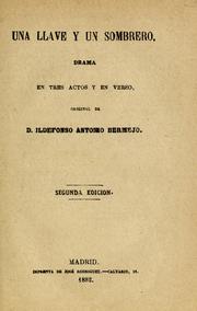 Cover of: Una llave y un sombrero by Ildefonso Antonio Bermejo