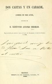 Cover of: Dos cartas y un caracol: comedia en tres actos